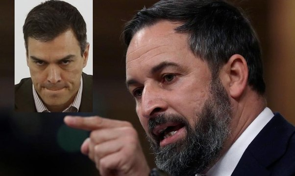Santiago Abascal (VOX) sacude una monumental 'paliza' a Pedro Sánchez (PSOE)