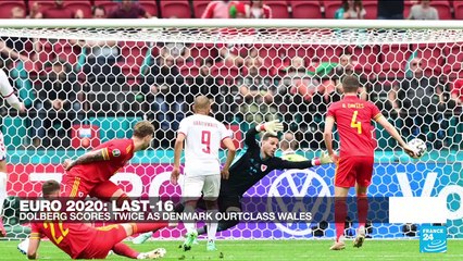 Euro 2021: Dolberg scores 2, Denmark beats Wales 4-0