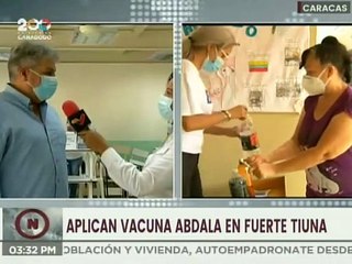 Caracas | Destinadas 30 mil dosis de vacuna Abdala para la población en Fuerte Tiuna