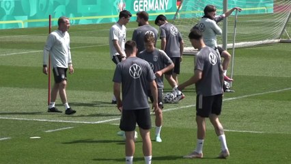 Muller With Germany Teammates Train Ahead of Crunch Euro 2020 Match Against Old Rivals England