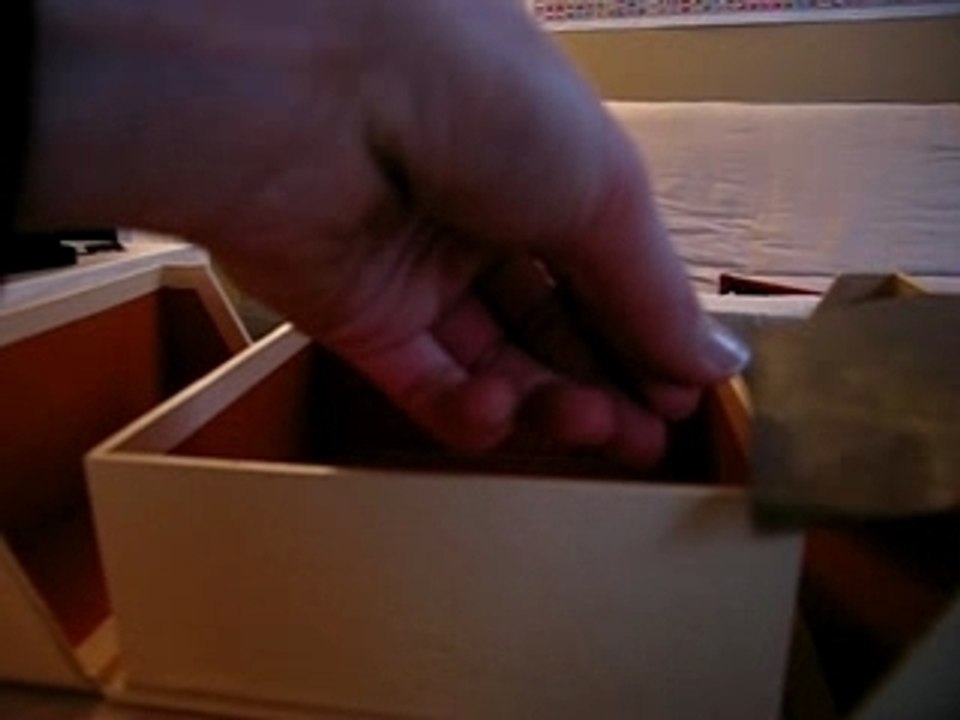 opening chocolate box