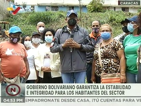 Gobierno Nacional garantiza la atención integral de familias afectadas en la parroquia Macarao