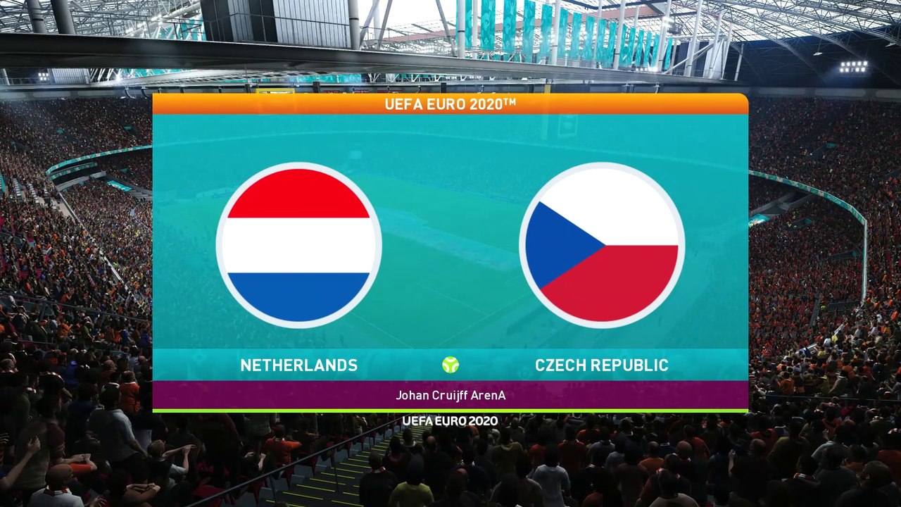 Netherlands vs Czech Republic || UEFA Euro 2020 - 27th June 2021 || PES 2021