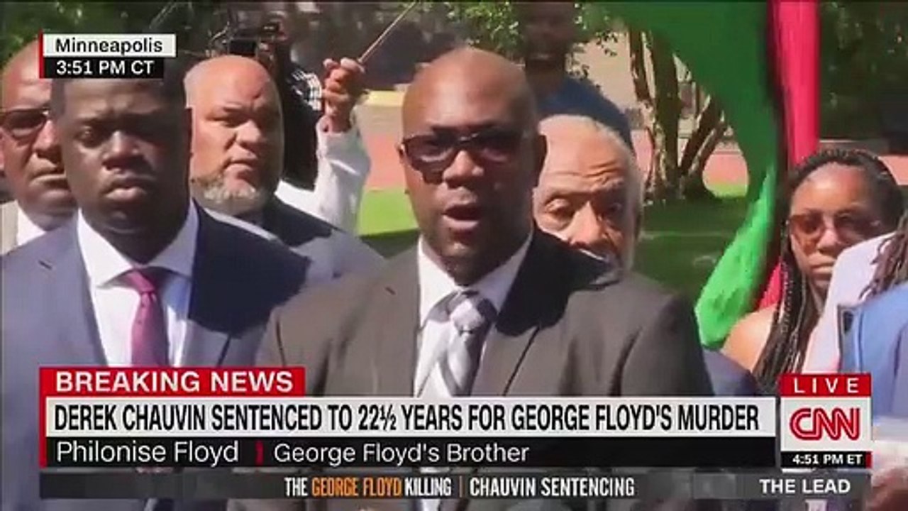 George Floyd's brother Philonise: "not just black lives matter, all lives matter."
