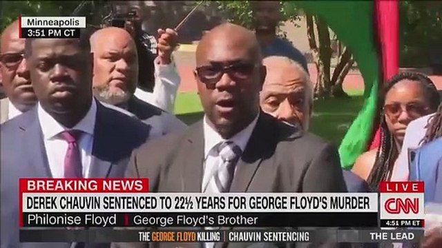 George Floyd's brother Philonise: not just black lives matter, all lives matter.