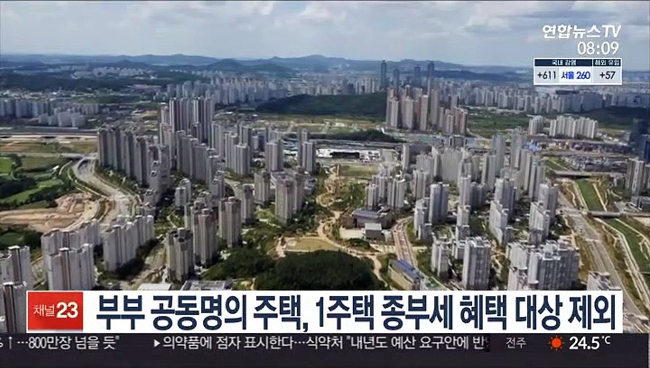 부부 공동명의 주택, 1주택 종부세 혜택 대상 제외