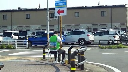 Human Sign Posts in Japan