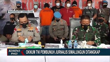 Download Video: Polisi Tangkap Oknum TNI yang Berperan Sebagai Eksekutor Penembakan Jurnalis Mara Salem