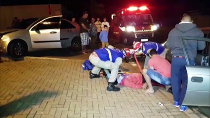 Gestante fica ferida em batida entre carros no Bairro Morumbi