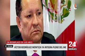 Fiscal Supremo Víctor Rodríguez Monteza juró como miembro del pleno del JNE