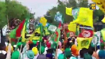 ਬੈਰੀਕੇਡ ਤੋੜ ਅੱਗੇ ਵਧਿਆ ਕਿਸਾਨਾਂ ਦਾ ਮਾਰਚ  Farmers protest March in Chandigarh | The Punjab TV