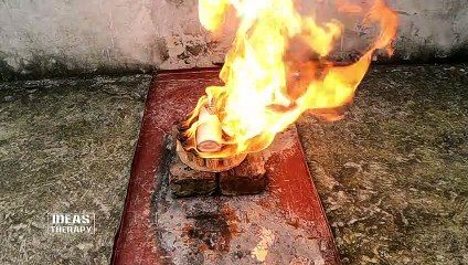 EXPERIMENT Match Stick Vs Talcum Powder | Latest Experiment Challenge Video | Ideas Therapy