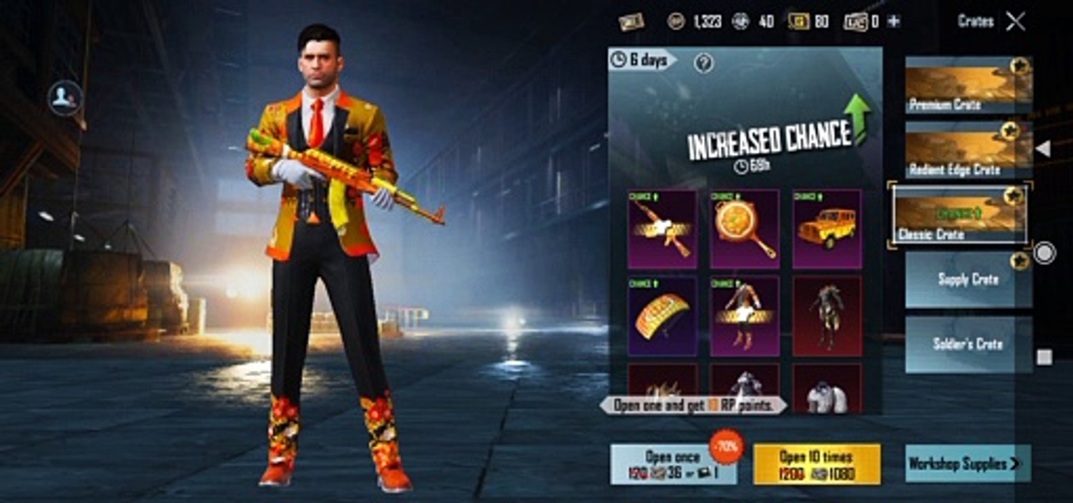 supply coupen open in Helmet skin