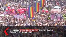 Potret Parade Pride di Israel: Kerumunan Terbesar di Masa Pandemi Covid-19