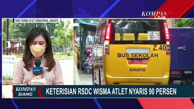 Keterisian Hampir 90%, Pasien Masih Positif Covid-19 Tetap Dipulangkan dari Wisma Atlet