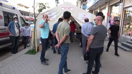 Yüksekova’da randevusuz aşı çadırına yoğun ilgi