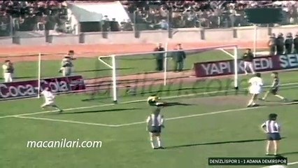 Denizlispor 1-1 Adana Demirspor [HD] 25.10.1987 - 1987-1988 Turkish 1st League Matchday 9