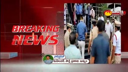 ఖమ్మం లో డీజీపీ మహేందర్ రెడ్డి పర్యటన