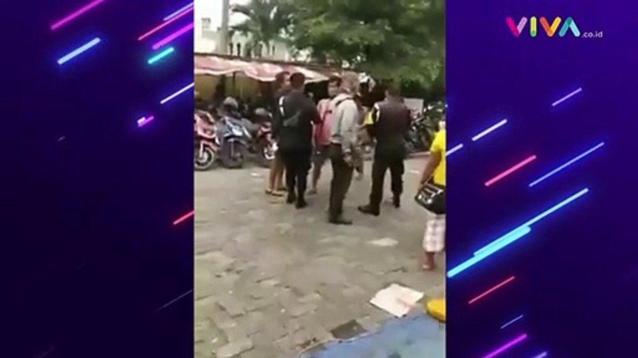 Keterlaluan! Satpam Tendang Pengemis Disabilitas di Medan