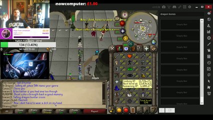 Old School Runescape 2018 Full Twitch Livestream #17 98-99 Cooking