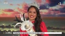 Invitée du journal : Tumateata Buisson nouvelle Miss tahiti