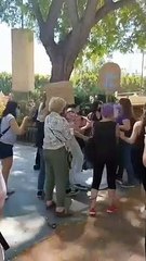 Feministas y trans tirándose de los pelos en Murcia