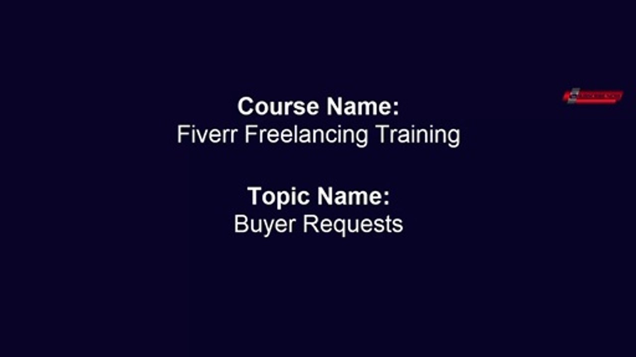 Topic#7 Description Of Gig Fiverr Freelancing Training