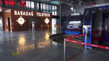 Babadağ Teleferik Tesisinin yıl sonuna kadar yarım milyon kişiyi taşıması bekleniyor