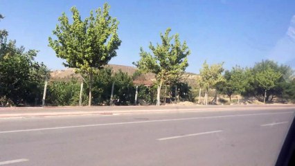 Araba ile gezerken çekilen video