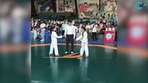 Dos hermanas llegan a una final de taekwondo y lo que pasa al final da mucho que hablar