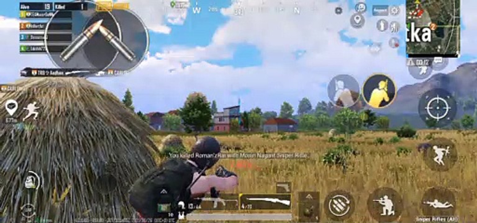 mosin nagant sniper rifle kill in pubg mobile