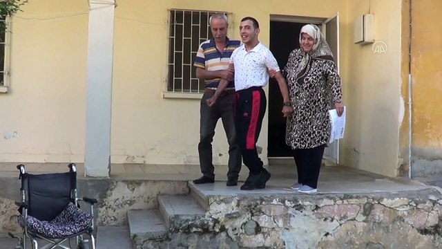 GAZİANTEP - Bedensel engelli Yunus Emre'nin YKS heyecanı