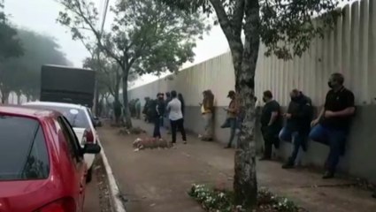 Caminhoneiros continuam sendo vacinados contra a Covid-19 neste domingo (27)