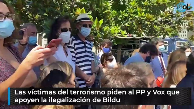 Las víctimas del terrorismo piden al PP y Vox que apoyen la ilegalización de Bildu