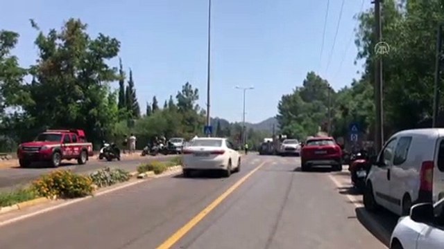 MUĞLA - Marmaris'teki orman yangınını söndürme çalışmaları sırasında bir orman işçisi hayatını kaybetti