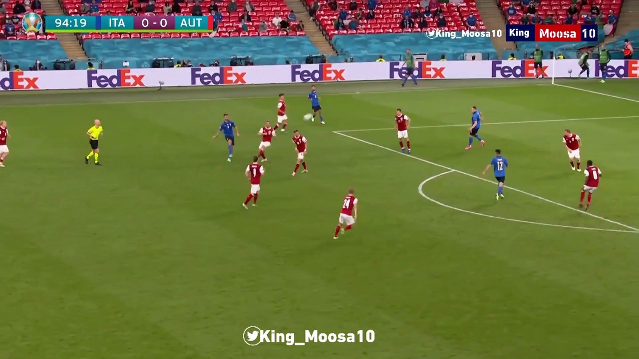ايطاليا 2 × 1 النمسا | اهداف المباراة بصوت علي محمد علي ⚽