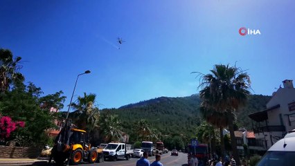 Marmaris’teki orman yangını kontrol altına alındı