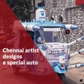 Chennai artist designs a special auto to spread awareness on COVID-19 vaccination