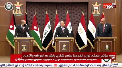 شكري: لدينا رؤية مشتركة مع الأردن والعراق إزاء ضرورة التعامل مع الكثير من الملفات الأمنية في المنطقة