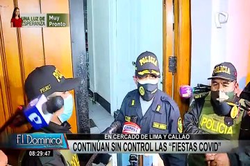 Covid-19: unas 250 personas fueron intervenidas en un bar del Cercado de Lima