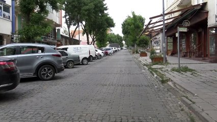 KARS - Sokağa çıkma kısıtlamasıyla cadde ve sokaklar sessizliğe büründü