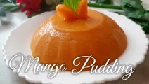 Mango Pudding I No Gelatin, No Agar-Agar I Quick & Easy Mango Dessert I Mango Pudding without bake by Safina Kitchen