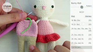 Crochet Miniature Duck Amigurumi | Crochet Teddy Bear | Embroidery Flowers