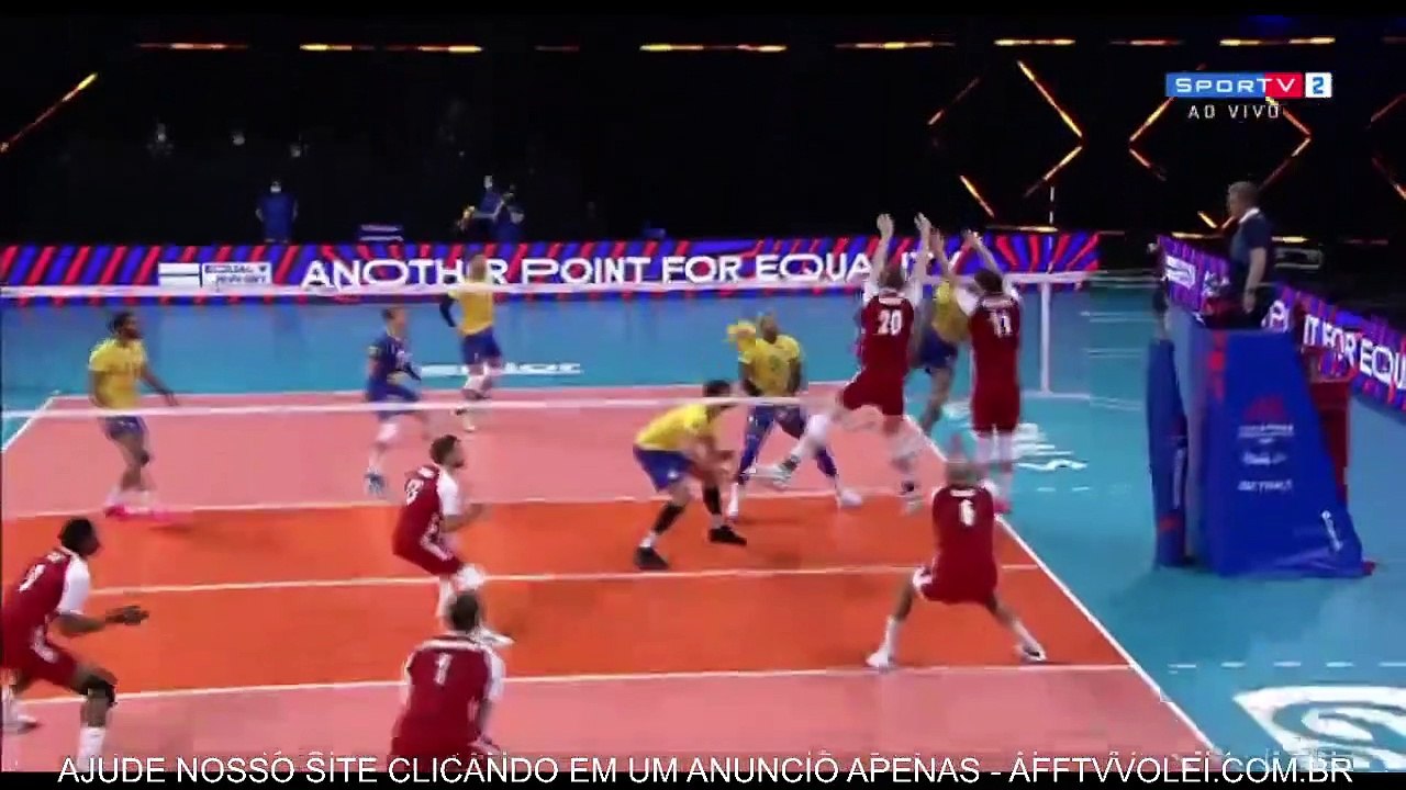 1º SET - BRA x POL - FINAL LIGA DAS NAÇÕES 2021