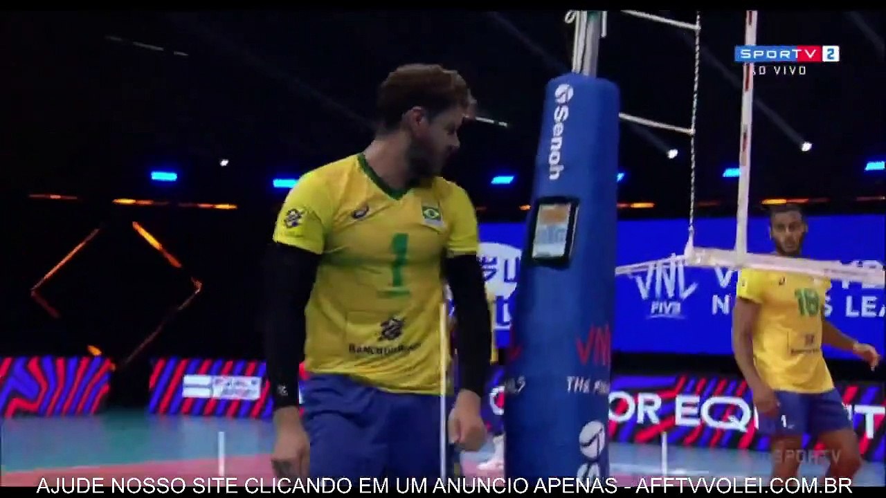 2º SET - BRA x POL - FINAL LIGA DAS NAÇÕES 2021