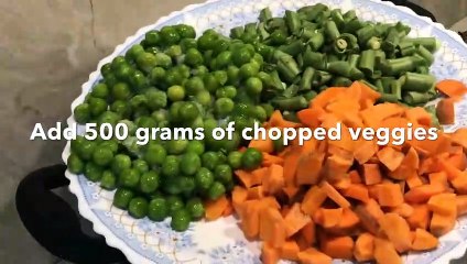 Simple Veg Pulao Recipe | Vegetable Pulao Recipe | Simple Rice