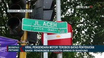 Viral Ramai Pemotor Terobos Penyekatan Jalan di Bandung Jabar, Penerobos Diduga Anggota Ormas