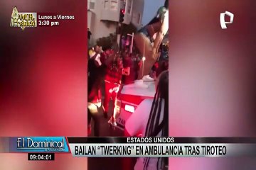 Indignación en EEUU: bailan ‘twerking’ en ambulancia con heridos tras tiroteo