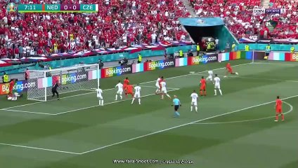 مشاهدة ملخص مباراة هولندا 0-2 جمهورية التشيك بتاريخ 2021-06-27 يورو 2020