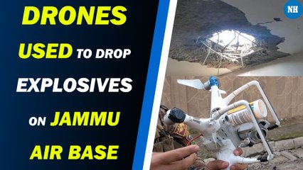 In a first, drones used to drop explosives on Jammu air base